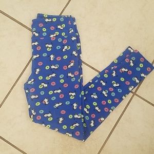 Lularoe donuts and unicorns leggings